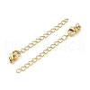 Ion Plating(IP) 304 Stainless Steel Curb Chain Extender STAS-A097-02D-G-2
