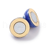 Brass Magnetic Clasps ZIRC-F136-10G-02-3
