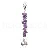Halloween Pumpkin Alloy Pendant Decorations HJEW-JM02073-02-1