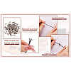 Round Elastic Cord and Iron Barbs DIY-TA0004-04B-25