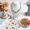 SUNNYCLUE 150Pcs 5 Styles Imitation Wood Acrylic Beads SACR-SC0001-38A-4