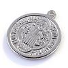 Non-Tarnish 304 Stainless Steel Pendants STAS-S047-004-1