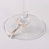 Natural Gemstone Wine Glass Charms AJEW-JO00003-01-2