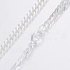 304 Stainless Steel Curb Chain Necklace NJEW-H453-05S-2