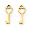 PVD Vacuum Plating 304 Stainless Steel Charms X-STAS-N092-33G-2