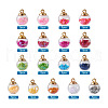 Transparent Glass Globe Pendant Sets GLAA-TA0003-01-11