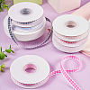 10 Yards Flat Polycotton(Polyester Cotton) Ribbon OCOR-TAC0030-01H-5