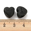 Spray Painted Alloy European Beads FIND-G064-15-3