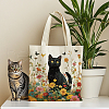 Canvas Women's Tote Bags ABAG-WH0057-002-3