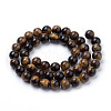 Natural Tiger Eye Beads Strands G-S259-21-12mm-2