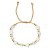 Adjustable Shell Star Braided Bead Bracelets QD4158-2