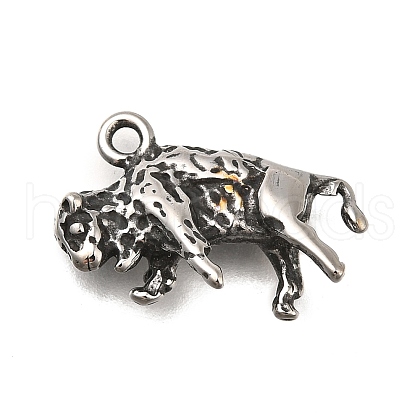 Retro 304 Stainless Steel Pendants STAS-L284-16AS-06-1