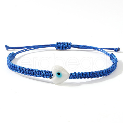 Bohemian Style Glass Beads Braided Bead Bracelets FR5160-12-1