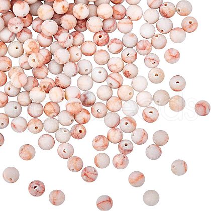 Olycraft Natural Red Netstone Beads Strands G-OC0001-50-1