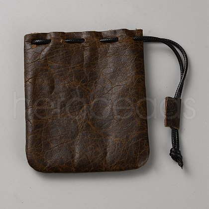 Cowhide Coin Wallets AJEW-WH20002-33D-03-1
