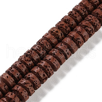 Synthetic Lava Rock Dyed Beads Strands G-H311-09-03-1