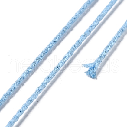 20M Polyester Braided Cord for Jewelry Making OCOR-G015-04A-02-1