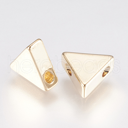 Brass Beads KK-K215-30G-1