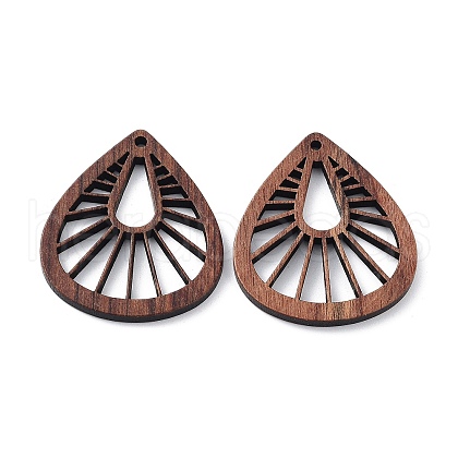 Walnut Wood Laser Cut Pendants X-WOOD-Q051-03G-1