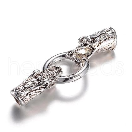 Alloy Spring Gate Rings PALLOY-P105-07AS-1