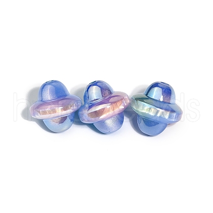 20Pcs Gradient Color Opaque Resin Beads PW-WG64167-04-1
