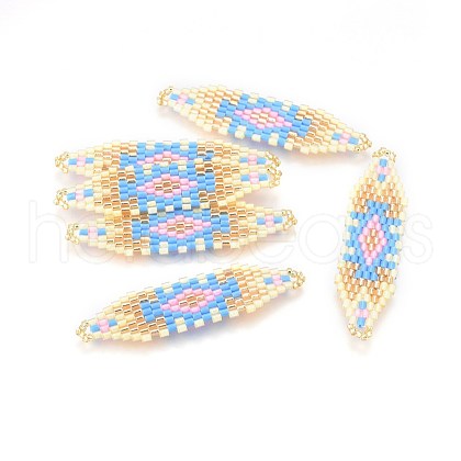 MIYUKI & TOHO Handmade Japanese Seed Beads Links SEED-A027-T094-1