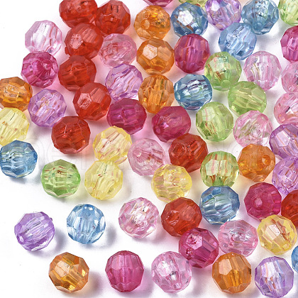 Transparent AS Plastic Beads MACR-T039-22A-1