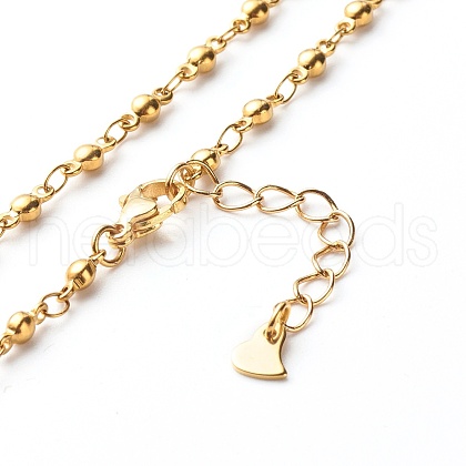 304 Stainless Steel Link Chain Necklaces NJEW-JN03609-1