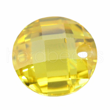 Cubic Zirconia Charms ZIRC-H116-08C-1