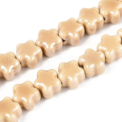 Handmade Porcelain Bead Strands PORC-N011-04D-1