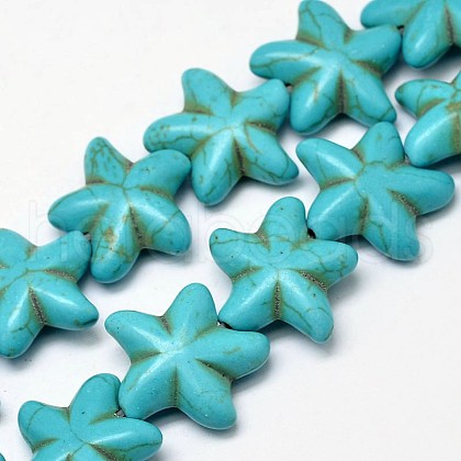 Synthetic Turquoise Bead X-G-M151-02-1