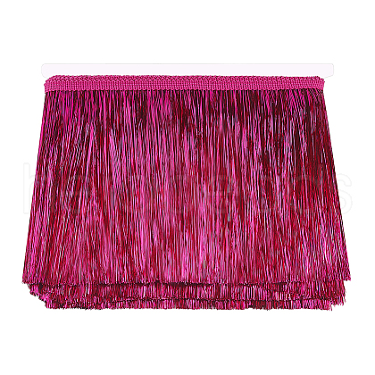 Polyester Tinsel Tassel Trimming DIY-WH0430-372A-1