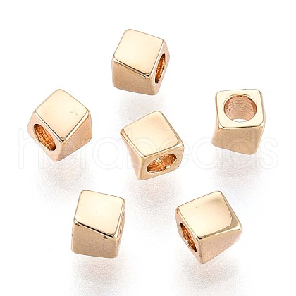 Brass Spacer Beads KK-T075-67G-1