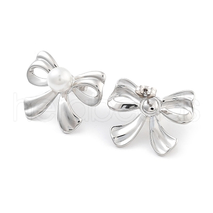 304 Stainless Steel Stud Earrings EJEW-K283-09P-1