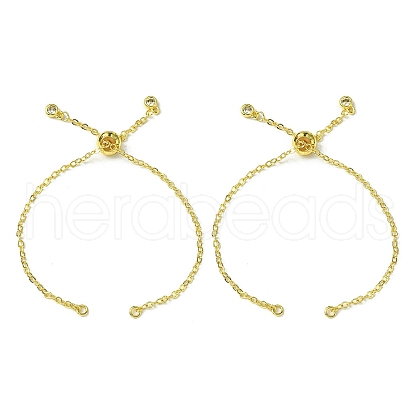 Brass Oval Link Bracelets Making FIND-Z035-22G-1