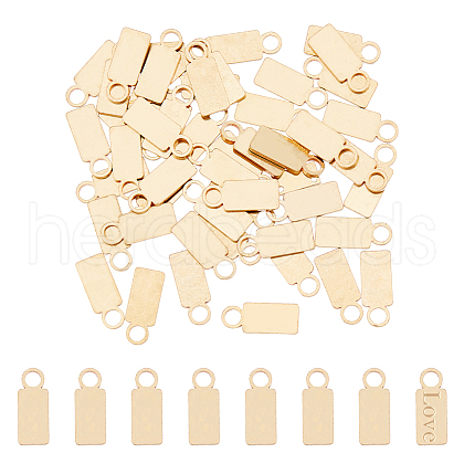 DICOSMETIC 50Pcs Brass Pendants KK-DC0004-21-1
