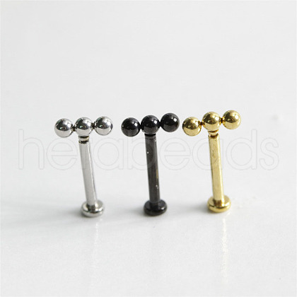 Stainless Steel Threadless Labrets Piercing Jewelry WGD2943-03-1