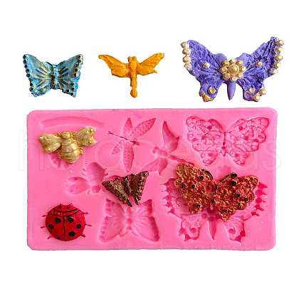 DIY Butterfly/Dragonfly/Bees/Ladybug Food Grade Silicone Molds SIMO-H011-02-1