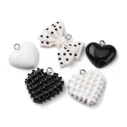 Opaque Resin Pendants CRES-D309-01P-1