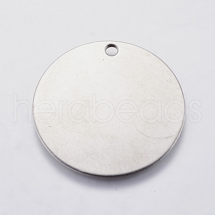 Non-Tarnish 304 Stainless Steel Stamping Blank Tag Pendants X-STAS-F139-032P-1