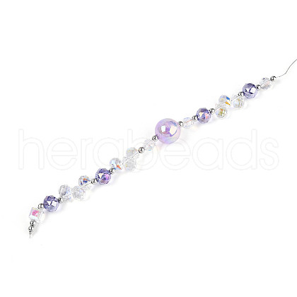 Glass and Acrylic and CCB Beads Strands MAK-T011-05B-1