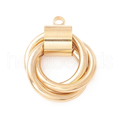 PVD Vacuum Plating 304 Stainless Steel Pendants STAS-A059-01A-G-1