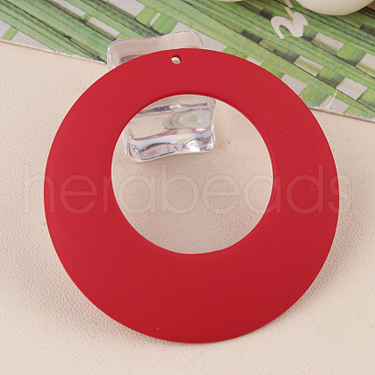 Exaggerated Big Circle Acrylic Pendants OACR-S003-08A-01-1
