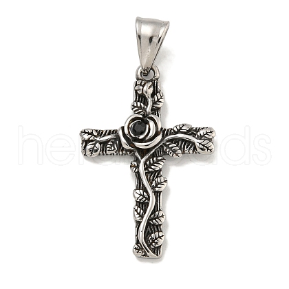 316 Surgical Stainless Steel Pendants STAS-E212-168AS-1