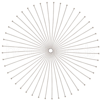 SUNNYCLUE 500Pcs Brass Ball Head Pins KK-SC0005-35-1