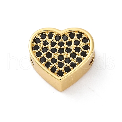 Brass Cubic Zirconia Beads KK-S510-41G-01-1
