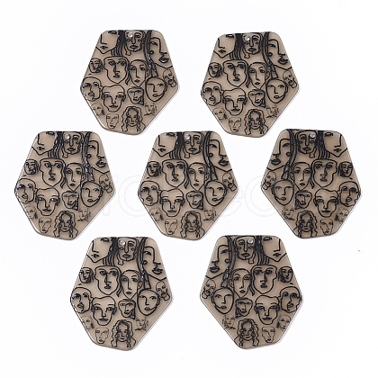 Acrylic Pendants X-KY-S163-108-1