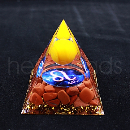 Luminous Constellation Orgonite Pyramid Resin Energy Generators PW-WGB3061-05-1