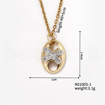 Chic Star Pendant Necklace with Colorful Hollow Design DO4005-1-1