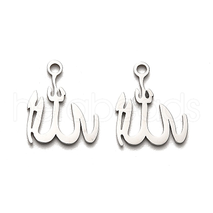 Non-Tarnish 316 Surgical Stainless Steel Pendants STAS-H190-08P-1